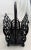 Boho Chic Black Painted Rattan Magazine Rack For Sale - Image 10 of 12