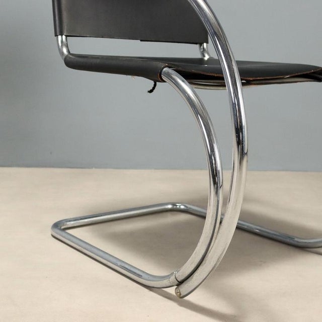 Vintage MR 20 Armchair by Mies Van Der Rohe, 1970s For Sale - Image 6 of 9