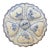Vintage Weimar German Delft Style Blue and White Porcelain Oyster Plate For Sale