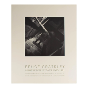 1991 “Images From 25 Years, 1966-1991” Bruce Cratsley Exhibition Poster
