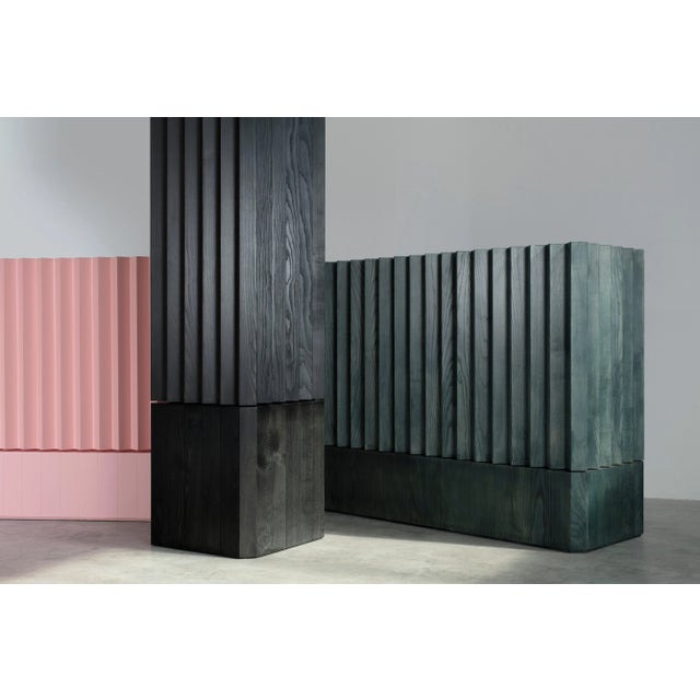 210 Wood Column with Lacquered Interiors by Cara Davide For Sale - Image 10 of 11