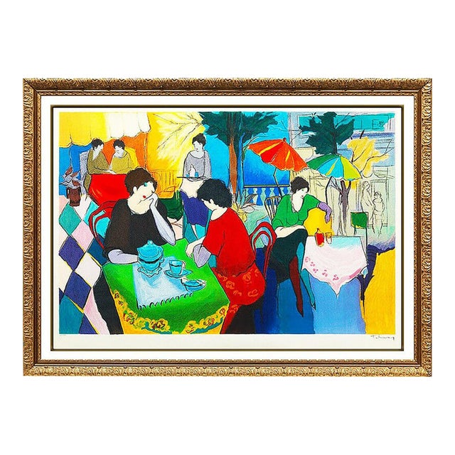 Late 20th Century Cafe Danielle, Itzchak Tarkay For Sale