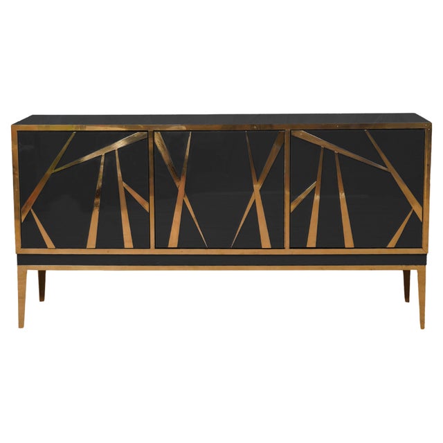 Italian Sideboard in Black from Justfurnituress SRL For Sale - Image 6 of 6