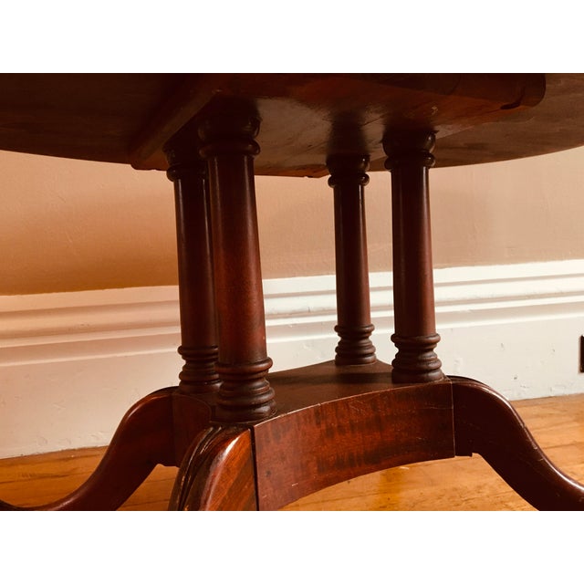 Antique Mahogany Butlers Table With Removable Glass Tray Top Chairish