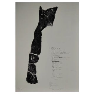 Rafael Ruz, Composition, 1986, Mixed Media on Paper For Sale