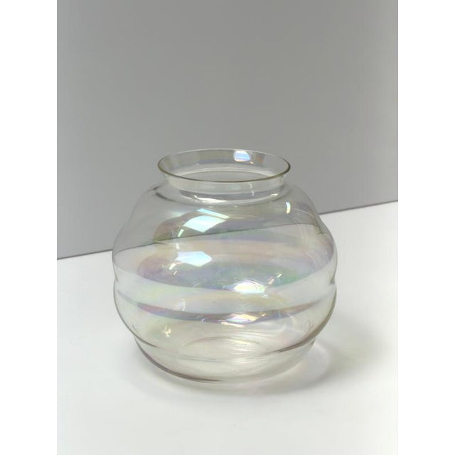 Art Deco Iridescent Glass Vase from A.D. Copier for Leerdam, Netherlands, 1930s For Sale - Image 9 of 10