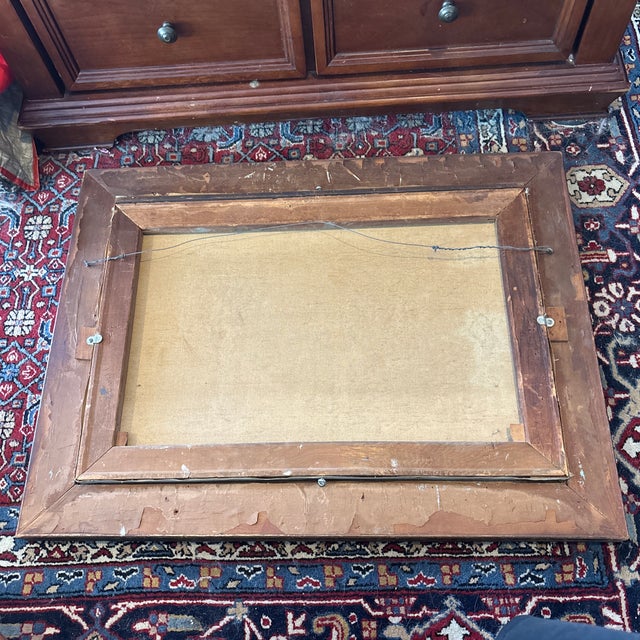 Beatiful tonal original oil on canvas by listed California Artist Zella G. Knox Woolm. Zella G. Knox Woolm (1876-1973) was...