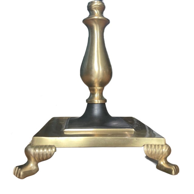 A refined Charlotte II swing-arm floor lamp by Frederick Cooper, inspired by a 1926 archival design. The slender column in...