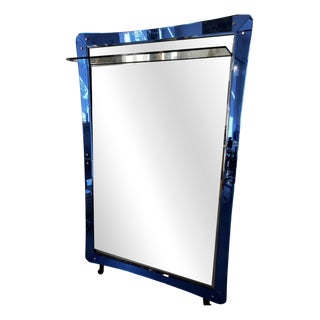 Large Wall Mirror Wardrobe from Cristal Art, Florence, Italy, 1970s For Sale