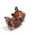 Bochic "Orient" Vintage Fancy Sapphire & Emerald Brooch - 18K Gold & Silver For Sale - Image 13 of 18