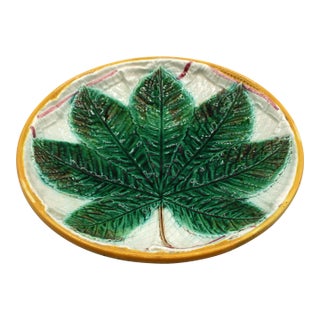 Late 19th Century English George Jones Majolica Compote For Sale
