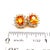 Natural Sapphire Diamond Stud Earrings 14k Gold 3.5 TCW Certified For Sale - Image 12 of 12