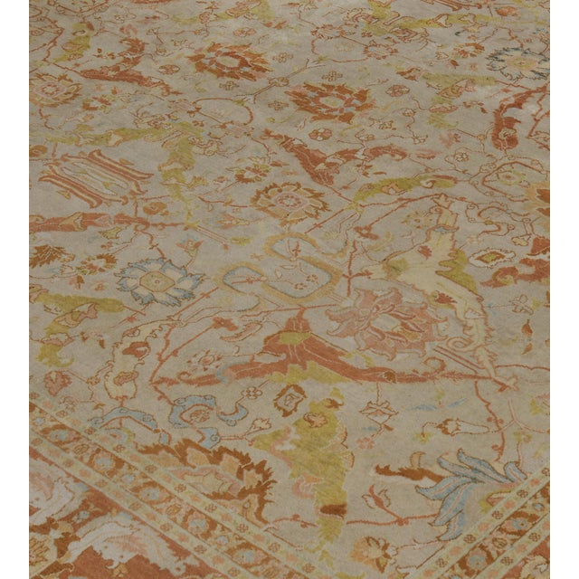 Ivory Mansour Tabriz - 8'3" X 10'3" For Sale - Image 8 of 8