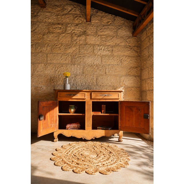 Brown French Farmhouse Wooden Sideboard For Sale - Image 8 of 9