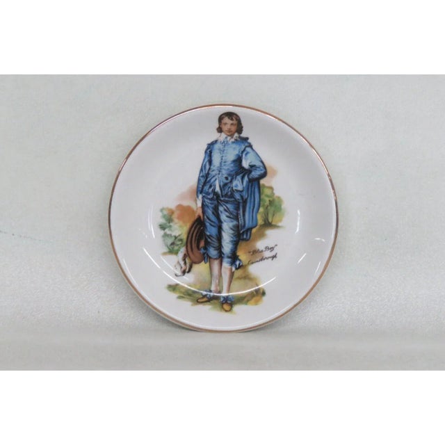 Wood and Sons England Porcelain Blue Boy Trinket Vanity Dish For Sale - Image 9 of 9