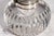 Brilliant Large Antique Cut Crystal Paperweight Inkwell With Sterling Silver Lid Luxury Desk Accessory Home Decor For Sale - Image 10 of 17