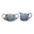 Antique Late 19th Century American Brilliant Period Crystal Hand Cut Sugar and Creamer Set- 2 Pieces For Sale