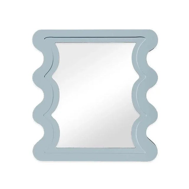 Contemporary Fleur Home Carnival Mystic Rectangle Mirror in Parma Gray, 36x48 For Sale - Image 3 of 3