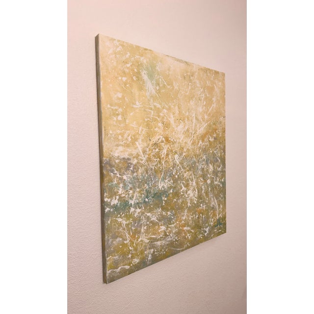 Acrylic on canvas Abstract Landscape Original by Jaimee Dawn Painted edges Ready to hang
