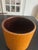 Orange Orange Ceramic Pot in the style of Georges Jouve, 1950s For Sale - Image 8 of 10