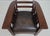 Brown Stickley Mission Oak Leather Morris Chair & Ottoman For Sale - Image 8 of 18