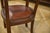 Oak and Imitation Leather Armchair, 1940s For Sale - Image 11 of 13