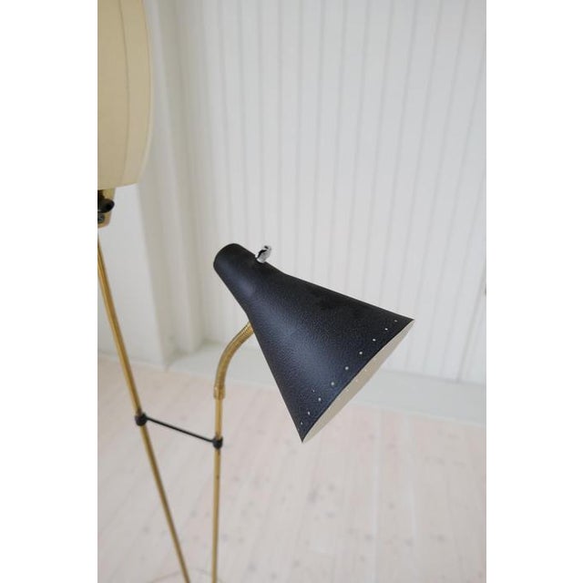 Mid-Century Floor Lamp attributed to Hans Bergström for Ateljé Lyktan, Sweden, 1950s For Sale - Image 10 of 18