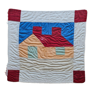Mid 20th Century Framed Crib Quilt