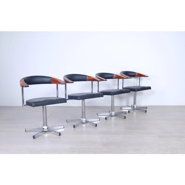 Hairdressing Salon Armchairs from Maletti, 1990s, Set of 4 For Sale - Image 17 of 18