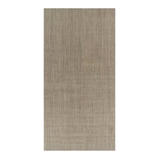 Rug & Kilim’s Oversized Modern Textural Rug With Beige and Gray Striae - 12x24 For Sale