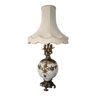 Mid 20th Century Hollywood Regency Cherub Table Lamp For Sale