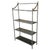 Mid 20th Century Faux Bamboo Etagere with Four Shelves and Mate Chrome Finished For Sale - Image 15 of 18