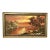 Large Mid-Century Modern Framed Landscape Oil Painting For Sale