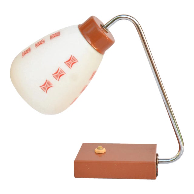 1960s Modern Table Lamp, Designed by J. Hurka, Lidokov, Czechoslovakia For Sale