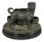 19th C. French Terra Cotta Dog Match Safe For Sale