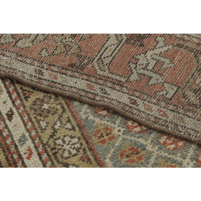 Textile Antique Persian Kurdish Rug in Polychromatic Geometric Patterns - Rug & Kilim For Sale - Image 7 of 7