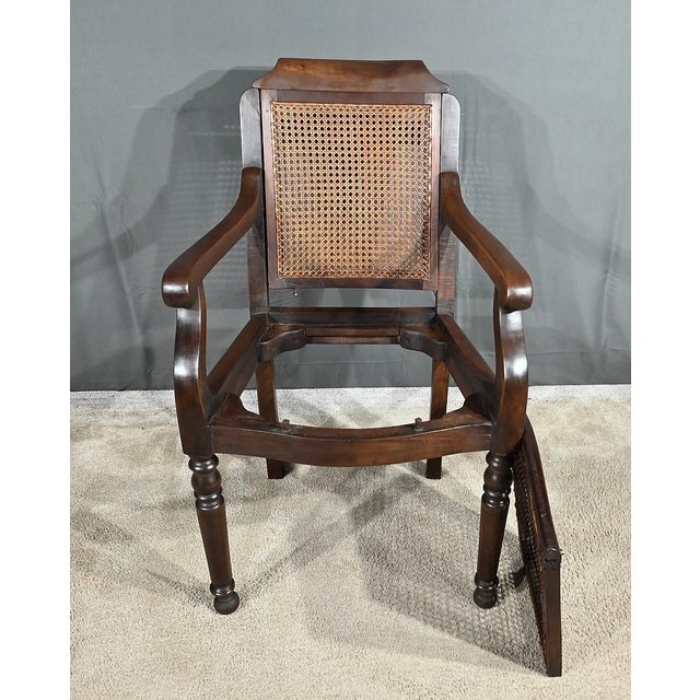 Louis Philippe Style Hairdressers Armchair in Beech, Early 20th Century For Sale - Image 15 of 18