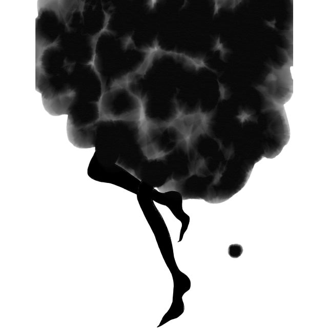 Spot the Heart Diva Fashion Print by Annie Naranian For Sale