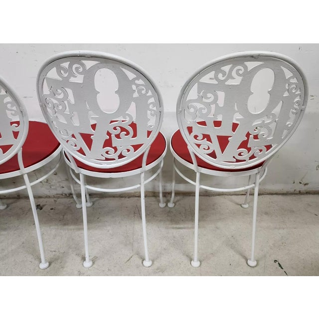 Arthur Umanoff Iron Love Chairs 1960s For Sale - Image 11 of 12