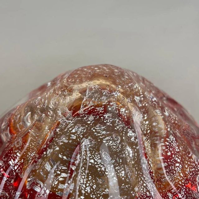 Murano Glass Floral Bowl from Barovier + Toso, Italy, 1970s For Sale - Image 16 of 18