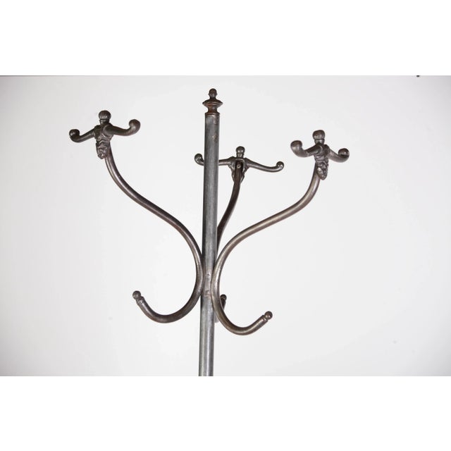 Lovely restored piece, conserved. Sound frame, place for umbrellas. Former Czechoslovakia around 1920, originally in white...