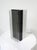 A unique table lamp with clear Lucite finned front, black matching band and white opaque matching body. An inline dimmer...