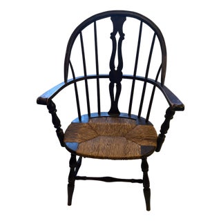 Antique 1920 Windsor Fiddleback Chair For Sale