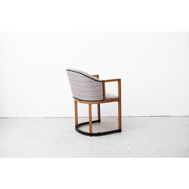 Secessionistic Armchair by Wilhelm Schmidt for Friedrich Otto Schmidt, Vienna, 1908, Set of 4 For Sale - Image 4 of 18