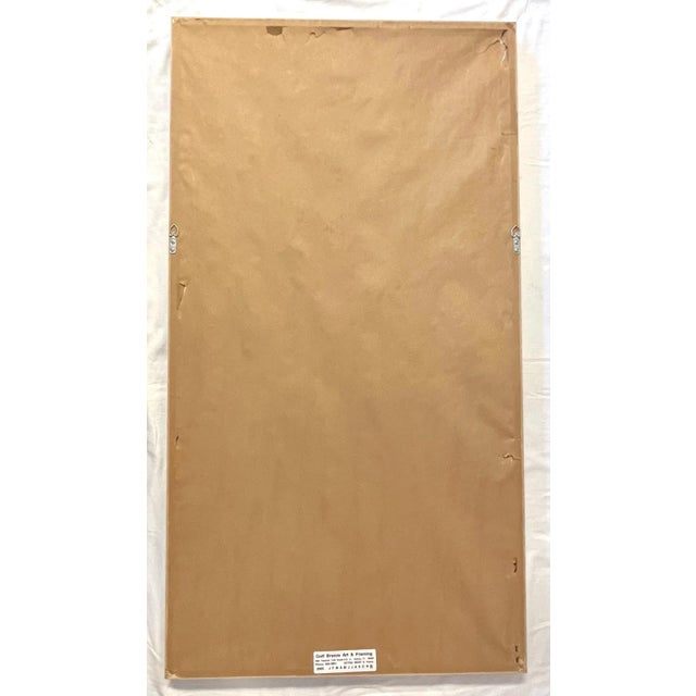 Original Becky Sansing (American, 20th Century) Framed Mixed Media Art Titled Brilliance III For Sale - Image 10 of 12