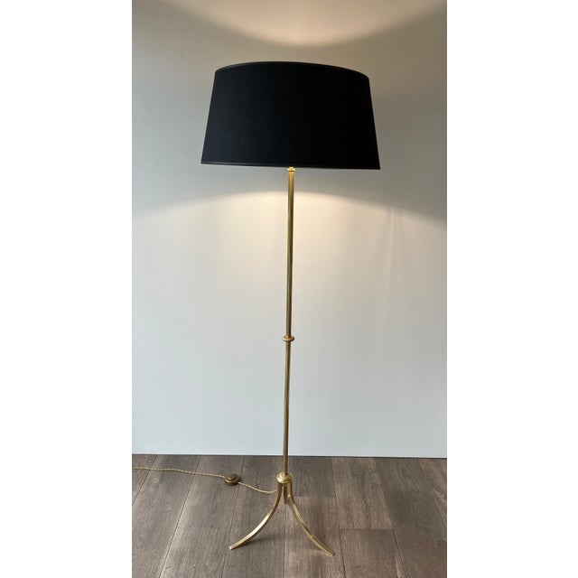 1940s French Neoclassical Style Floor Lamp, Maison Jansen For Sale - Image 11 of 12