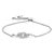 Discover the allure of subtlety and the sparkle of promise with this exquisite adjustable bolo bracelet, an epitome of...