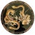 Wood Large Chinese Dragon Round Lacquered Wall Plaque For Sale - Image 7 of 9