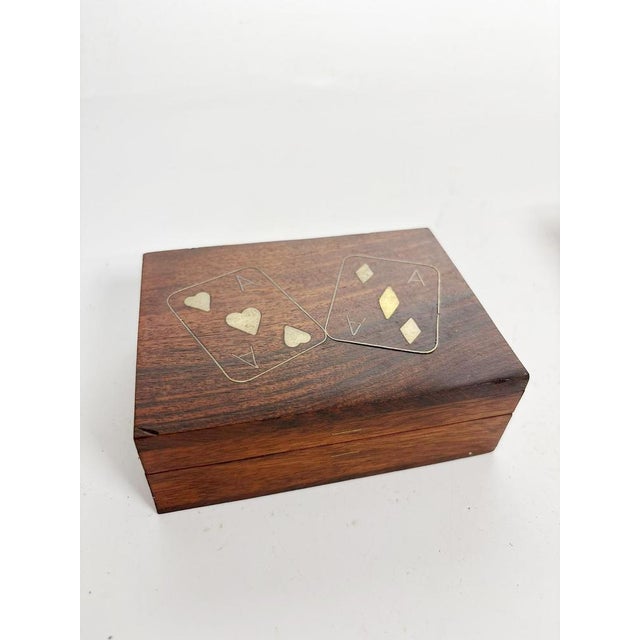 1970s Wooden Boxes with Decorative Inlays, France, 1970s, Set of 2 For Sale - Image 5 of 10