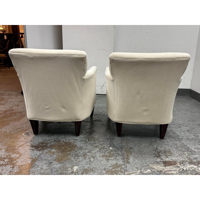 2010s Rowe Furniture Times Square Accent Chairs, Pair For Sale - Image 5 of 12